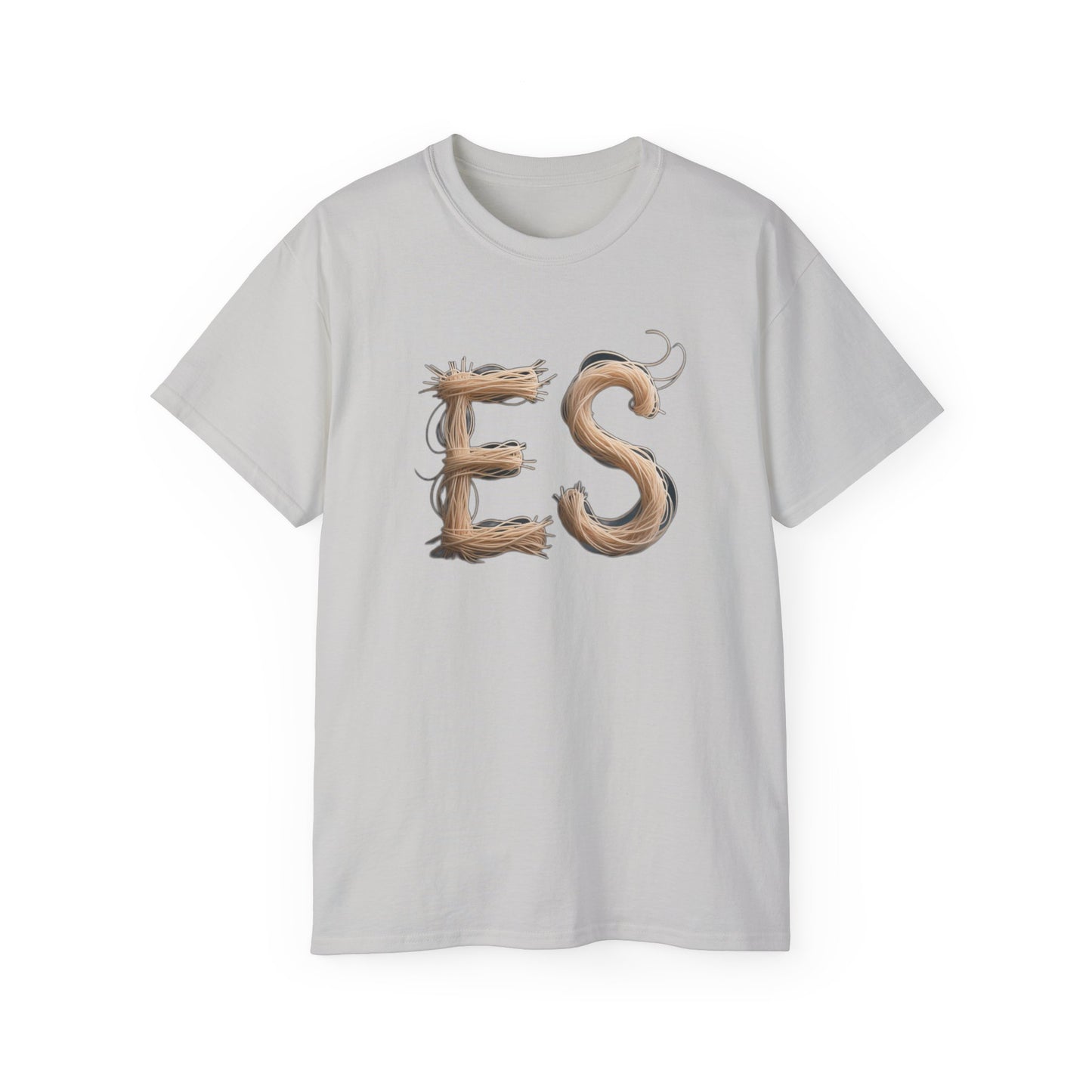 ES Snail-Inspired Unisex Tee, Fun Casual Shirt for Nature Lovers, Humor T-Shirt for Birthdays, Gifts for Friends, Organic Cotton Tee