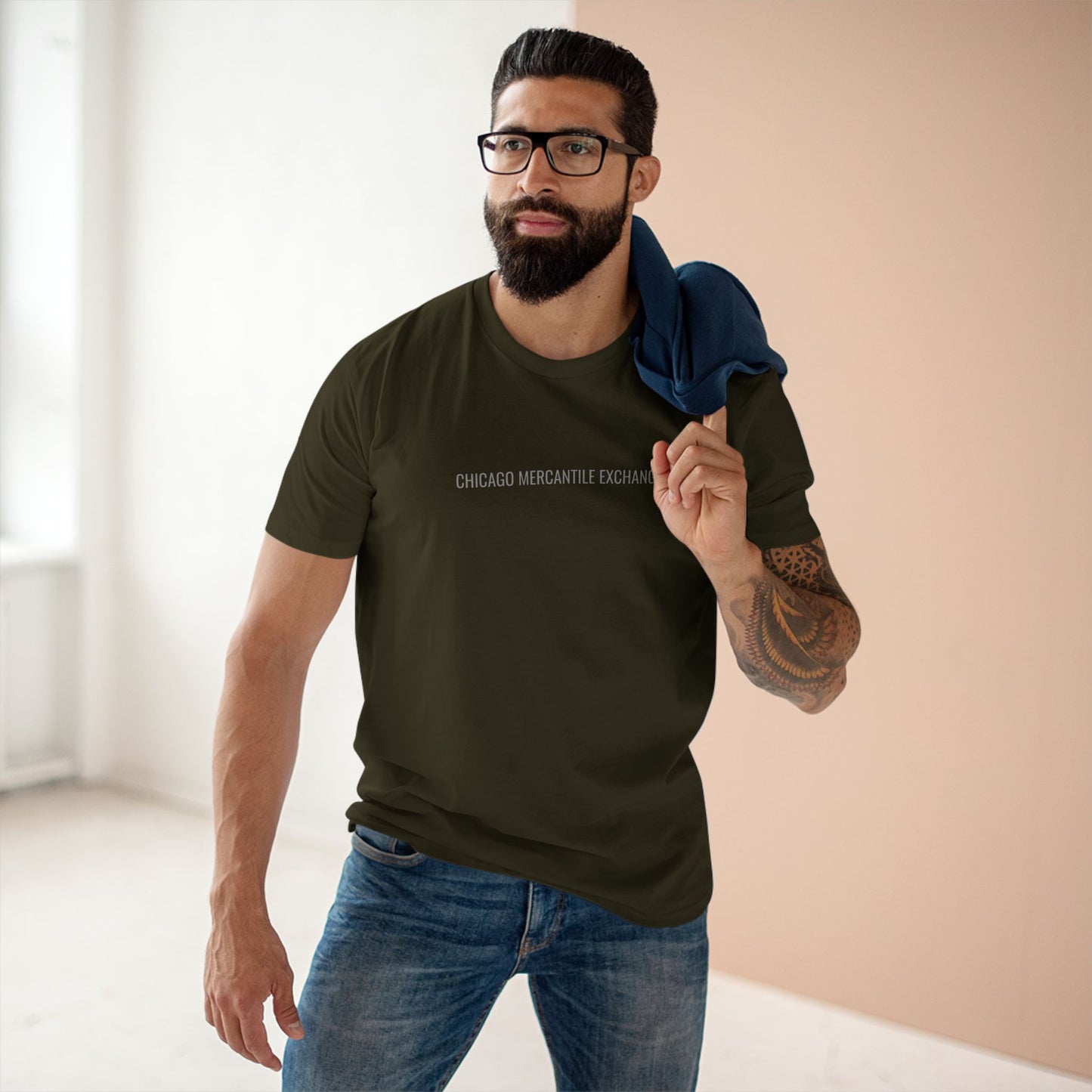 Chicago Mercantile Exchange Giga Chad Finance Bro Trading Douchebag Tee Chic Graphic Tee, Comfortable Streetwear, Perfect Casual Wear, Summer Essential, Gift for Friends