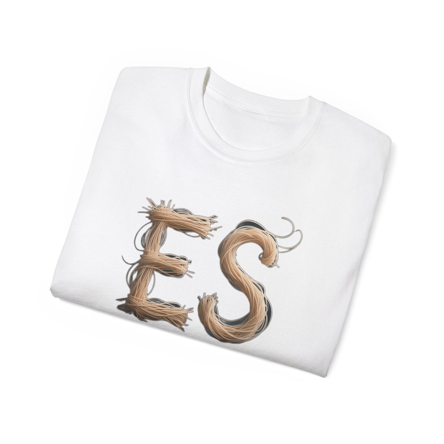 ES Snail-Inspired Unisex Tee, Fun Casual Shirt for Nature Lovers, Humor T-Shirt for Birthdays, Gifts for Friends, Organic Cotton Tee