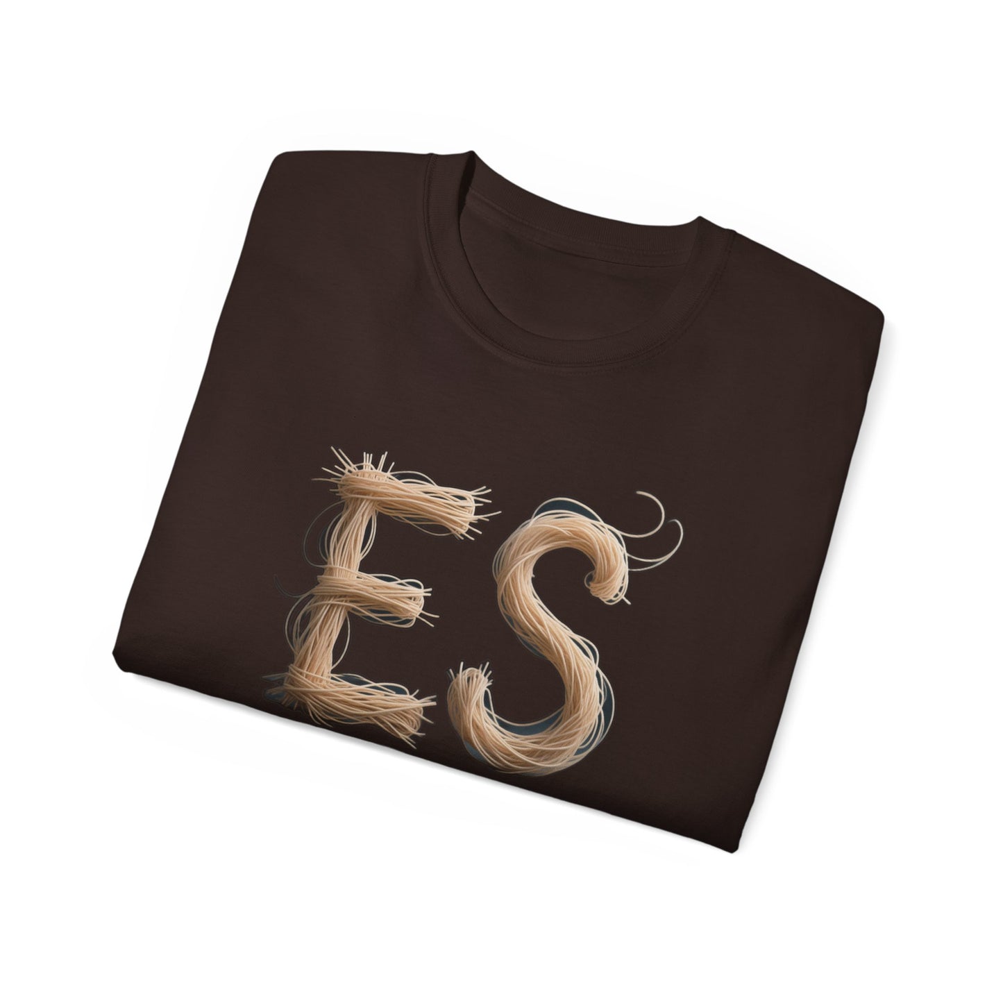 ES Snail-Inspired Unisex Tee, Fun Casual Shirt for Nature Lovers, Humor T-Shirt for Birthdays, Gifts for Friends, Organic Cotton Tee