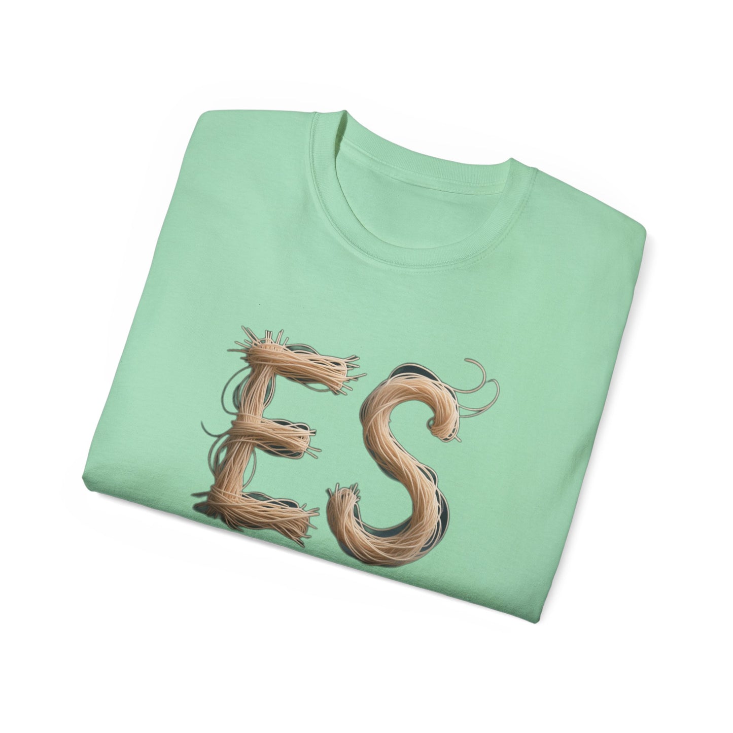 ES Snail-Inspired Unisex Tee, Fun Casual Shirt for Nature Lovers, Humor T-Shirt for Birthdays, Gifts for Friends, Organic Cotton Tee