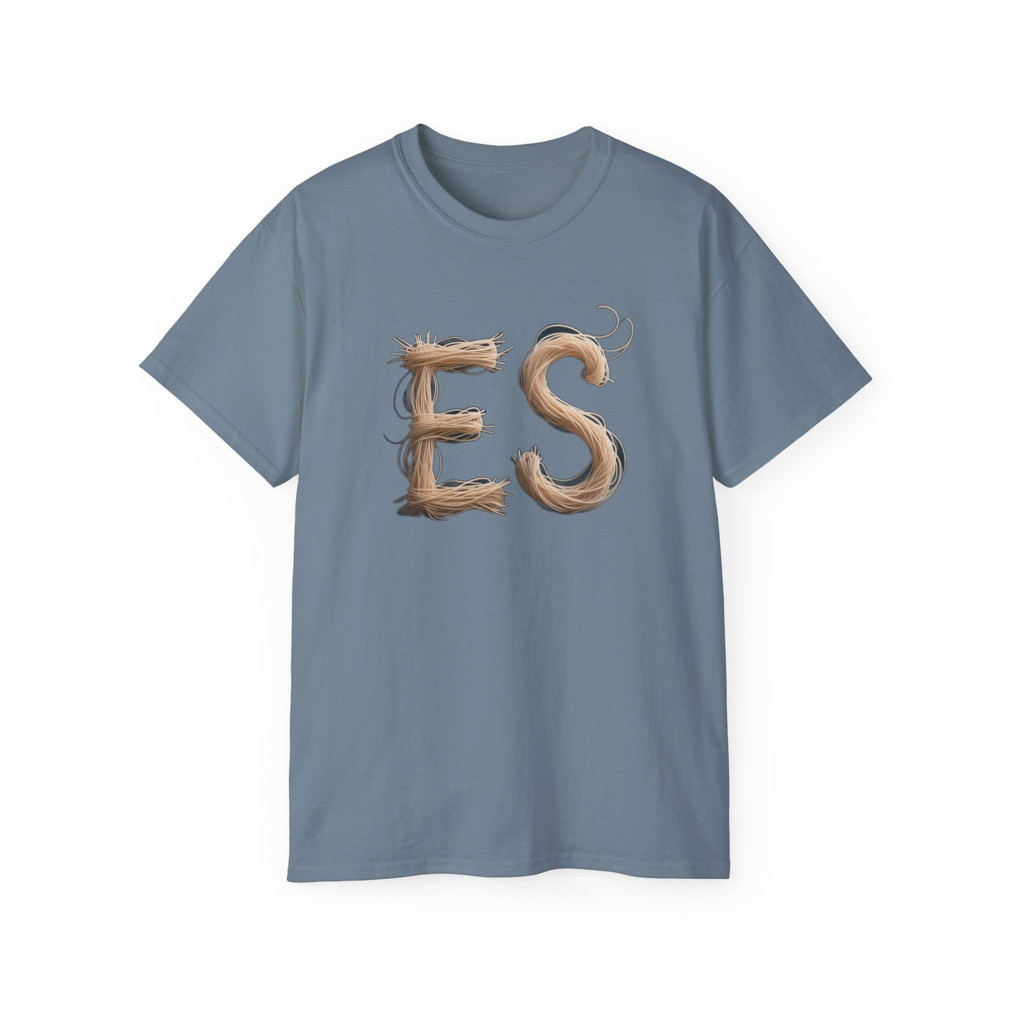 ES Snail-Inspired Unisex Tee, Fun Casual Shirt for Nature Lovers, Humor T-Shirt for Birthdays, Gifts for Friends, Organic Cotton Tee