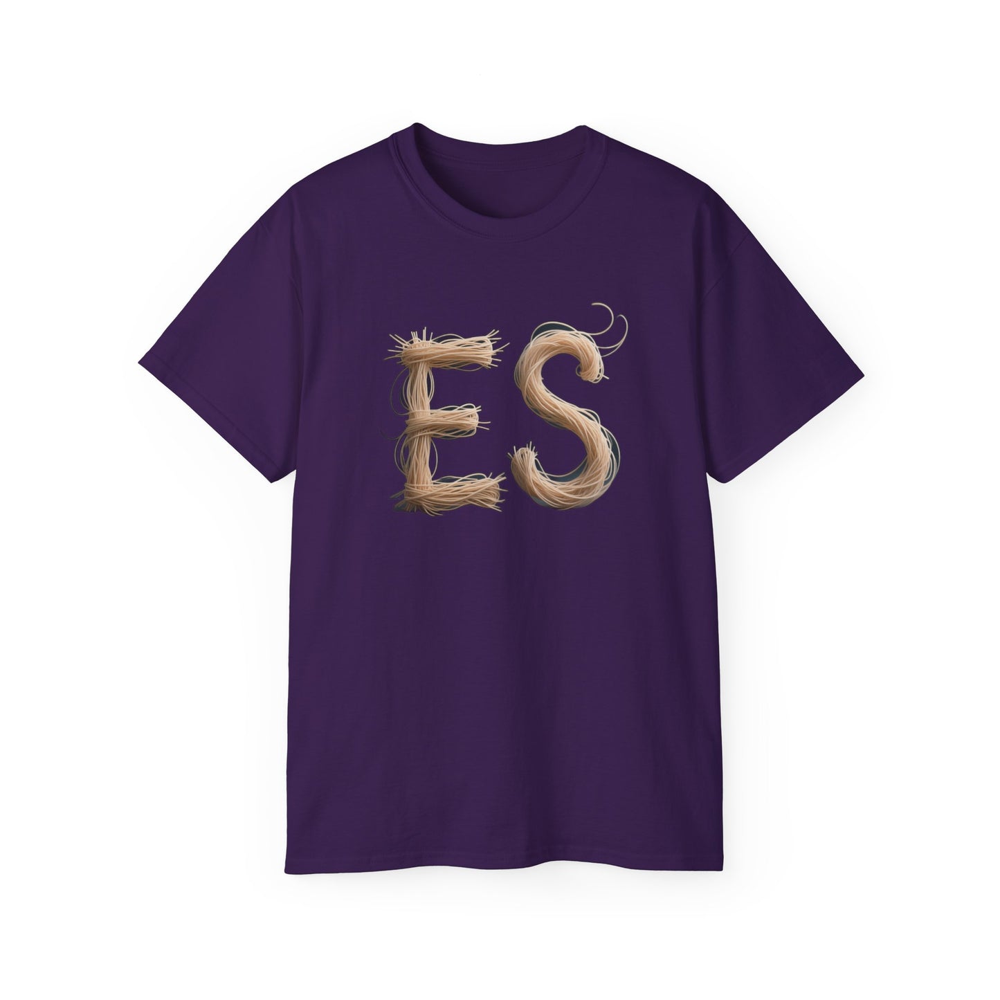 ES Snail-Inspired Unisex Tee, Fun Casual Shirt for Nature Lovers, Humor T-Shirt for Birthdays, Gifts for Friends, Organic Cotton Tee