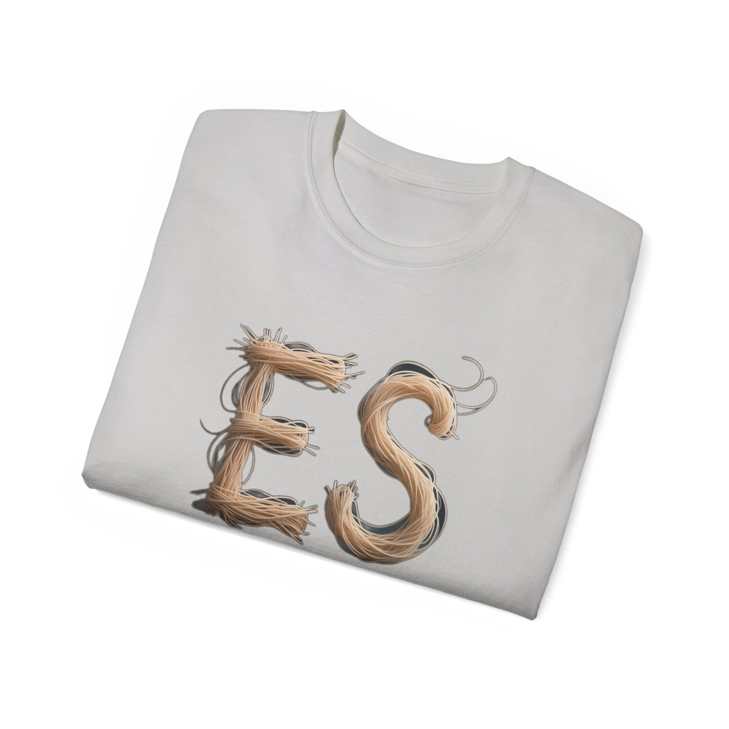 ES Snail-Inspired Unisex Tee, Fun Casual Shirt for Nature Lovers, Humor T-Shirt for Birthdays, Gifts for Friends, Organic Cotton Tee