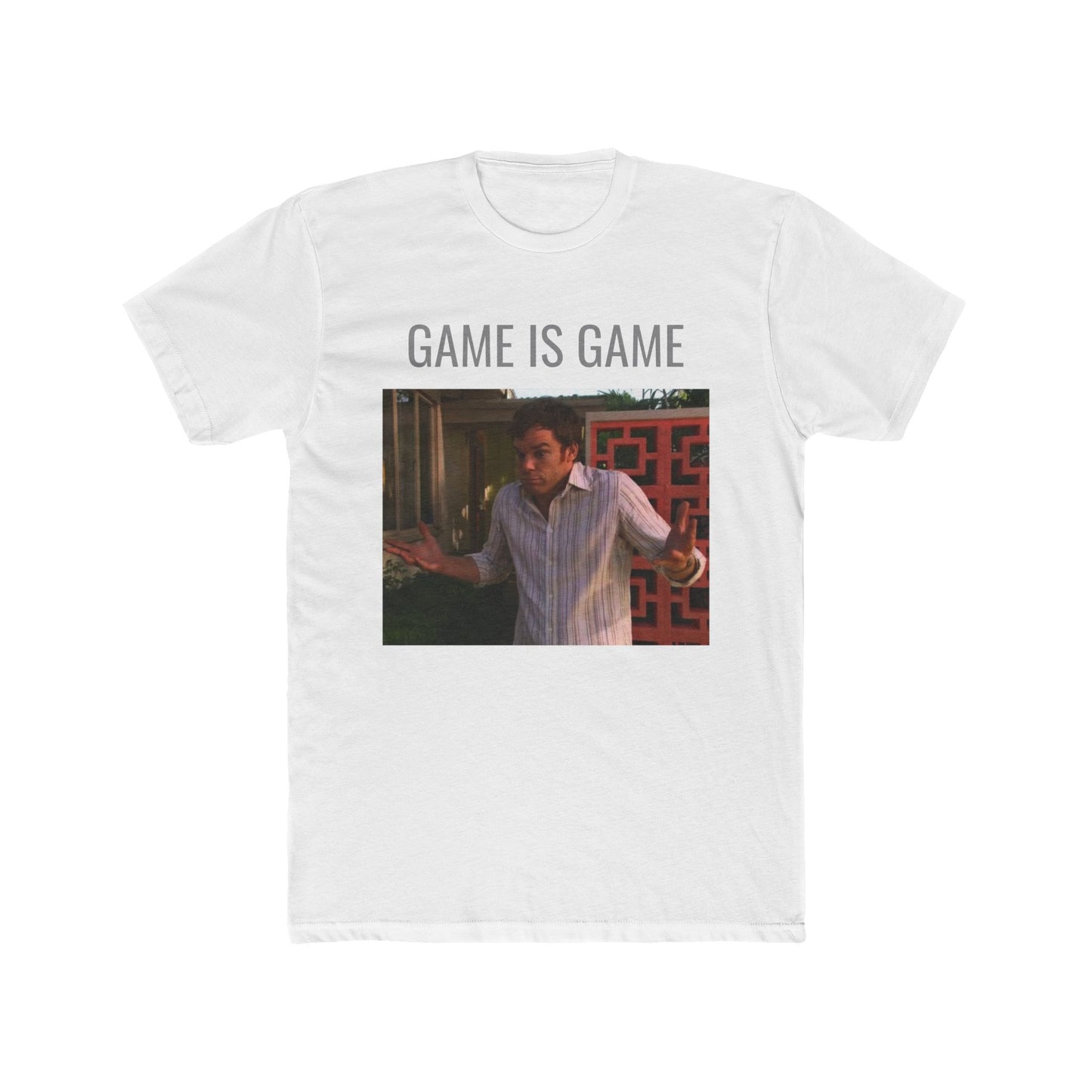 Game is Game Unisex Cotton Crew Tee, Fun Tee, Gift for Gamers, Casual Wear, Funny Tee, Game Night Outfit