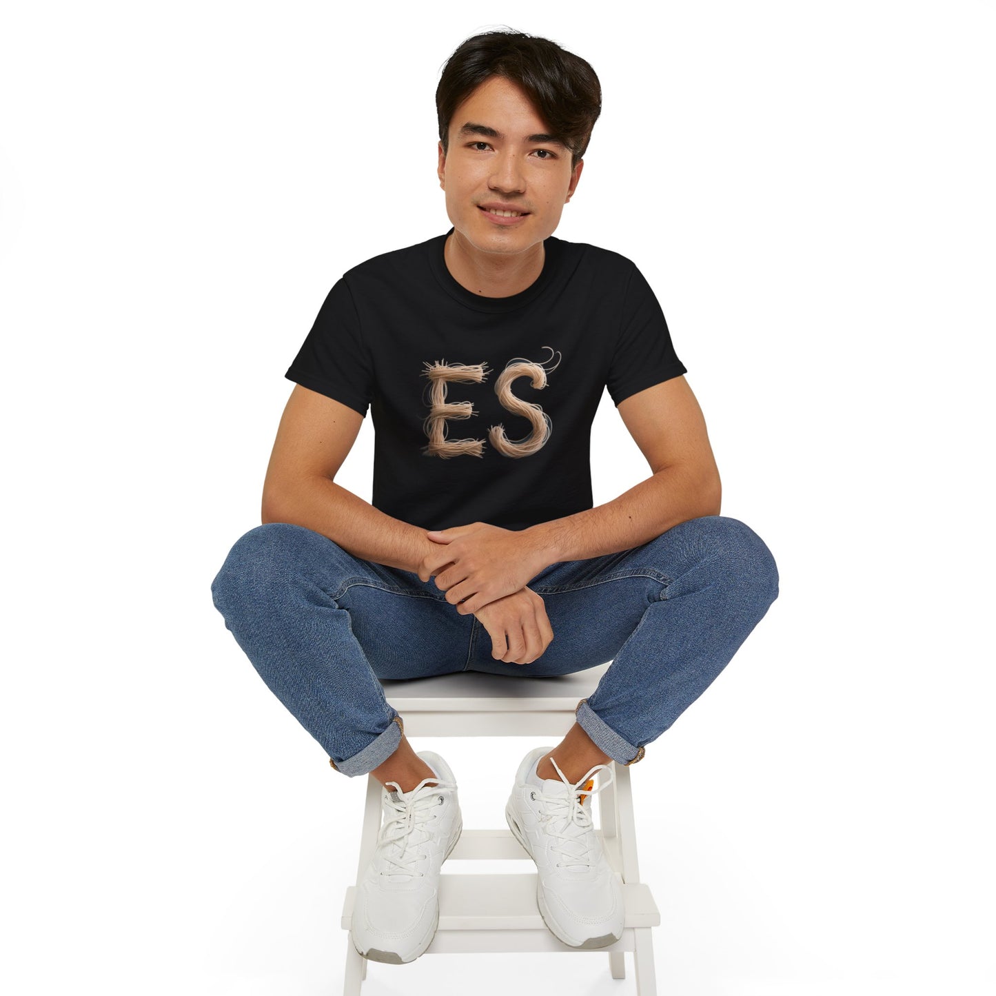 ES Snail-Inspired Unisex Tee, Fun Casual Shirt for Nature Lovers, Humor T-Shirt for Birthdays, Gifts for Friends, Organic Cotton Tee