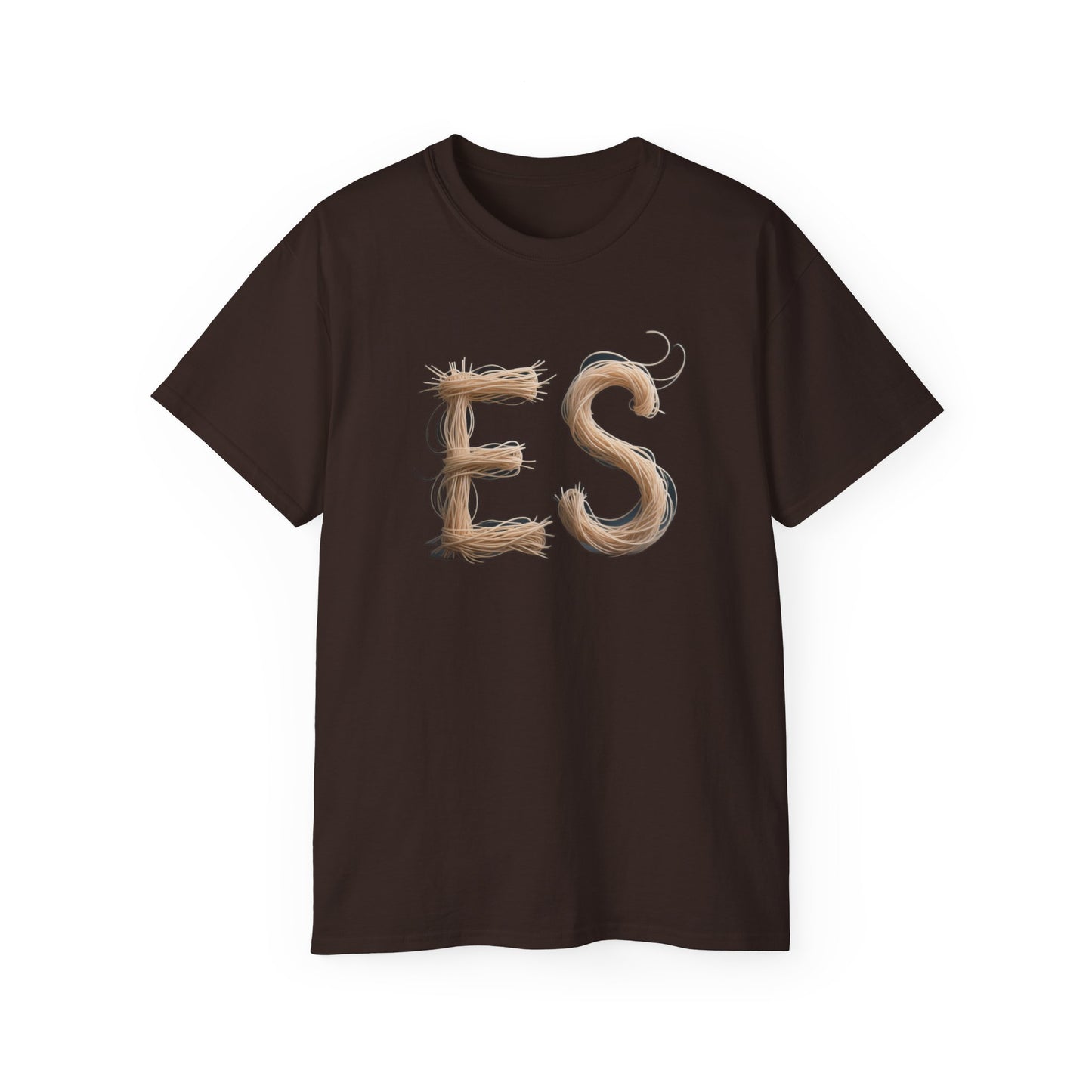 ES Snail-Inspired Unisex Tee, Fun Casual Shirt for Nature Lovers, Humor T-Shirt for Birthdays, Gifts for Friends, Organic Cotton Tee