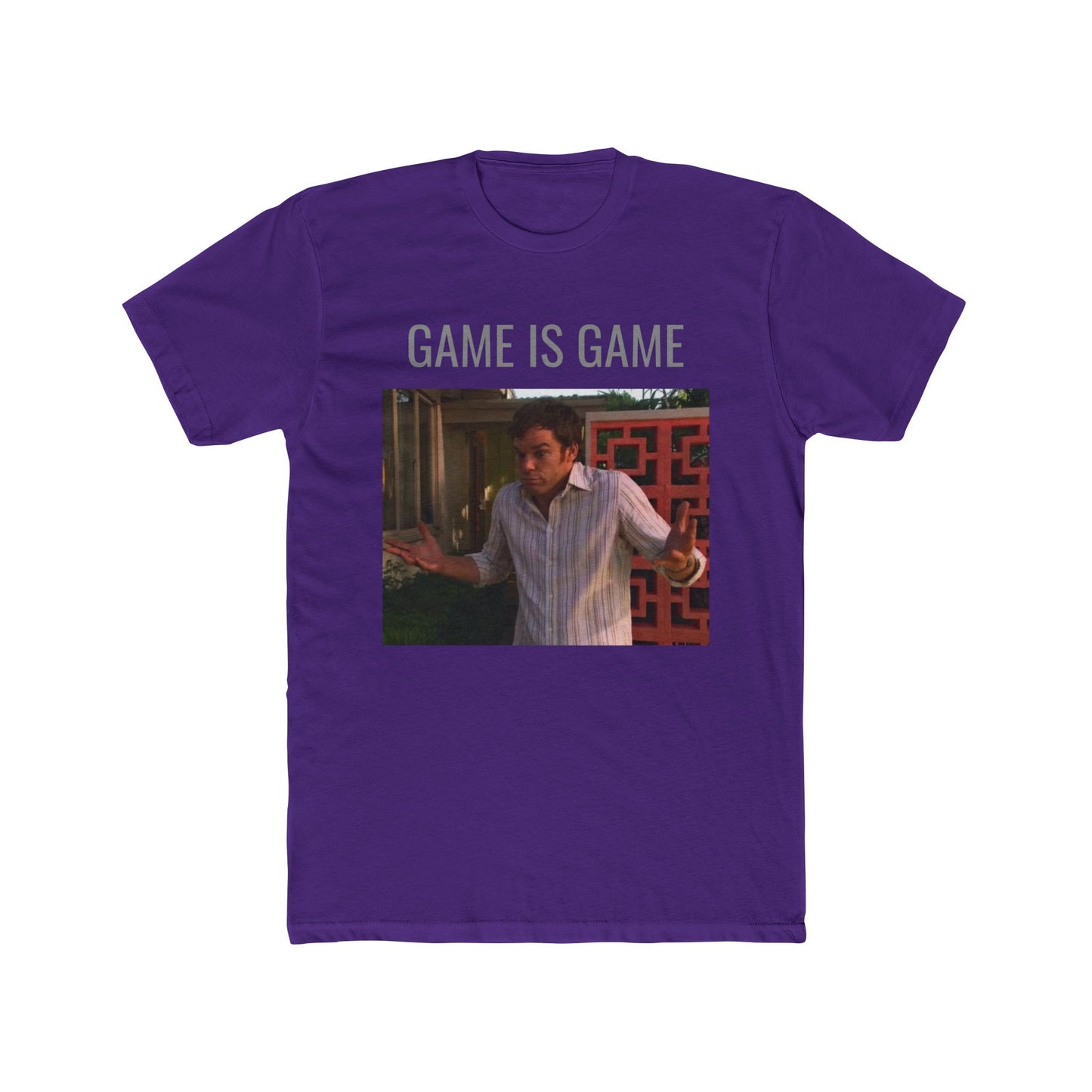 Game is Game Unisex Cotton Crew Tee, Fun Tee, Gift for Gamers, Casual Wear, Funny Tee, Game Night Outfit