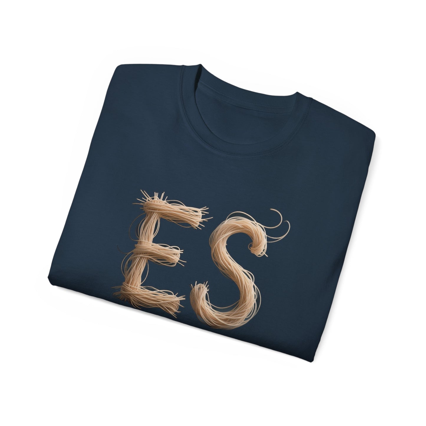 ES Snail-Inspired Unisex Tee, Fun Casual Shirt for Nature Lovers, Humor T-Shirt for Birthdays, Gifts for Friends, Organic Cotton Tee