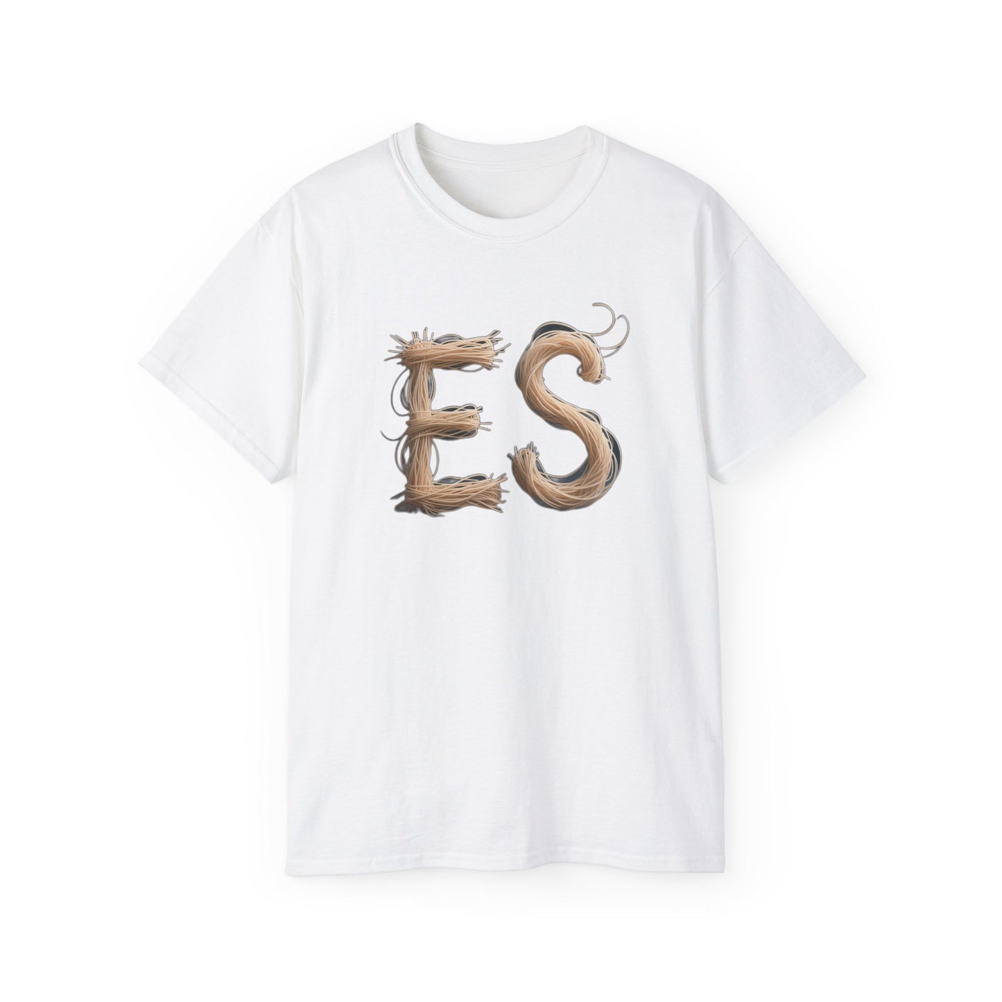 ES Snail-Inspired Unisex Tee, Fun Casual Shirt for Nature Lovers, Humor T-Shirt for Birthdays, Gifts for Friends, Organic Cotton Tee