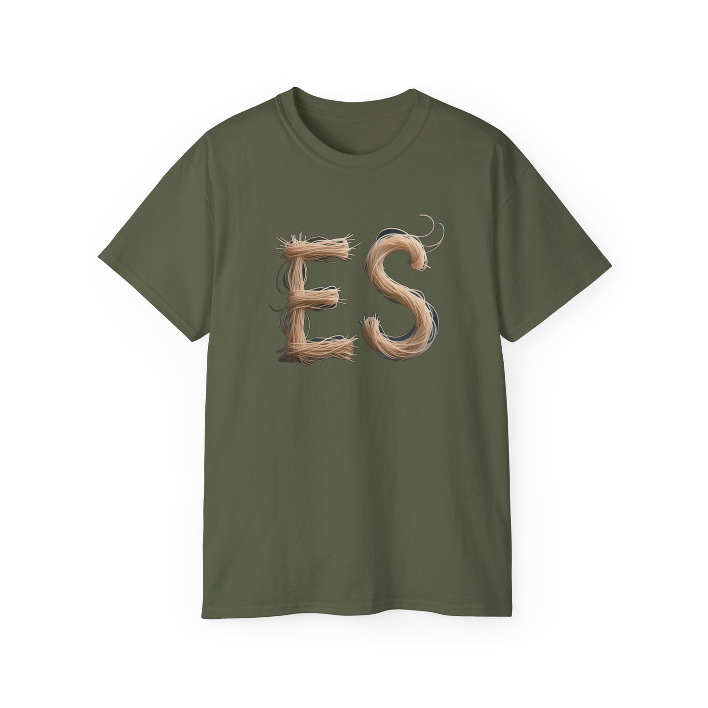 ES Snail-Inspired Unisex Tee, Fun Casual Shirt for Nature Lovers, Humor T-Shirt for Birthdays, Gifts for Friends, Organic Cotton Tee