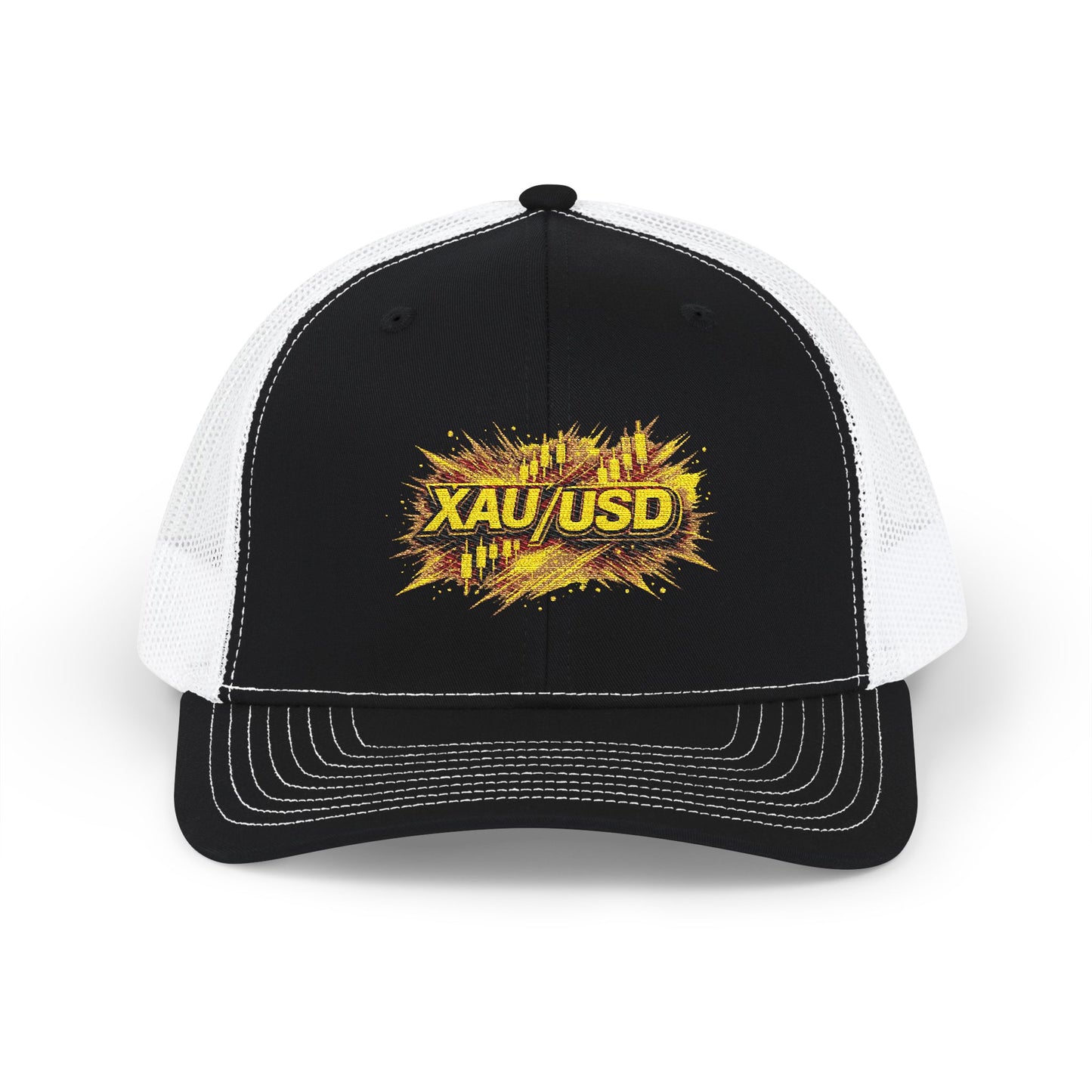 XAU/USD Gold Rush Snapback Trucker Cap (Embroidered)