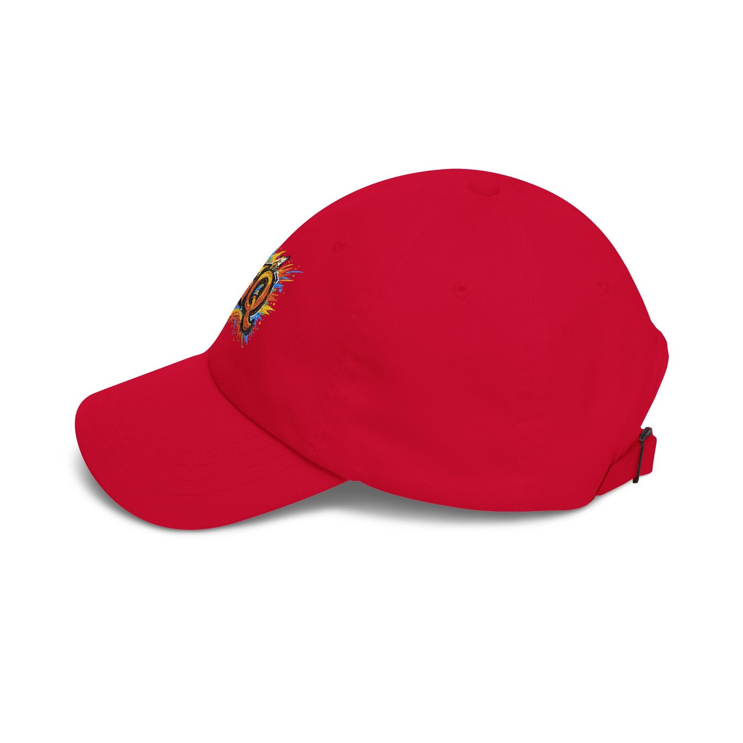Dad Cap — Colorful 'NQ' Graffiti Embroidered Baseball Hat