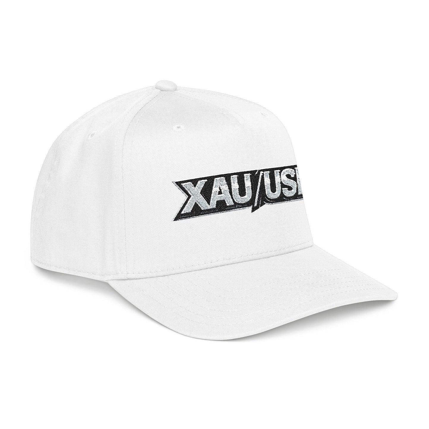 XAU/USD Embroidered Baseball Cap — Gold Trader Currency Logo Hat
