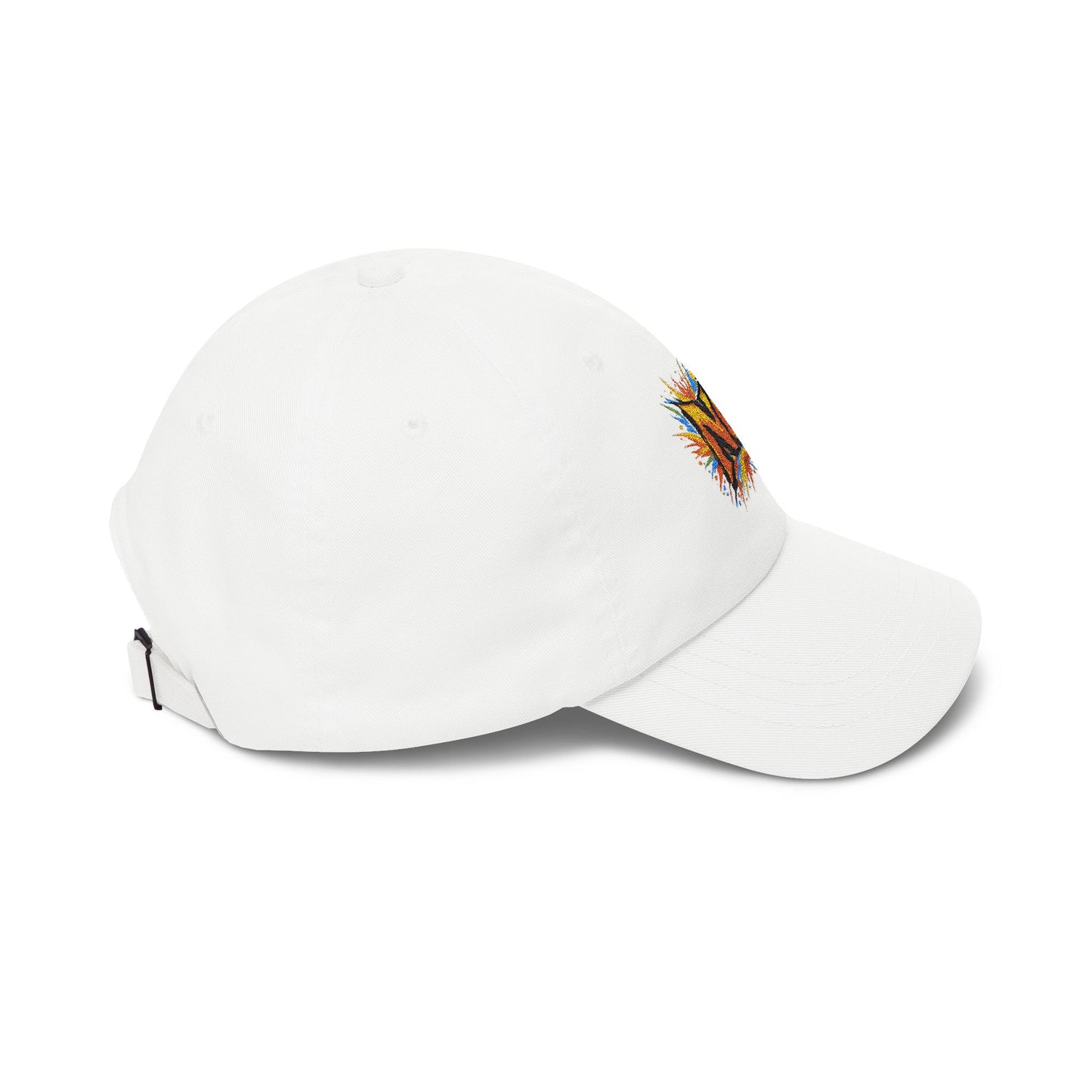 Dad Cap — Colorful 'NQ' Graffiti Embroidered Baseball Hat
