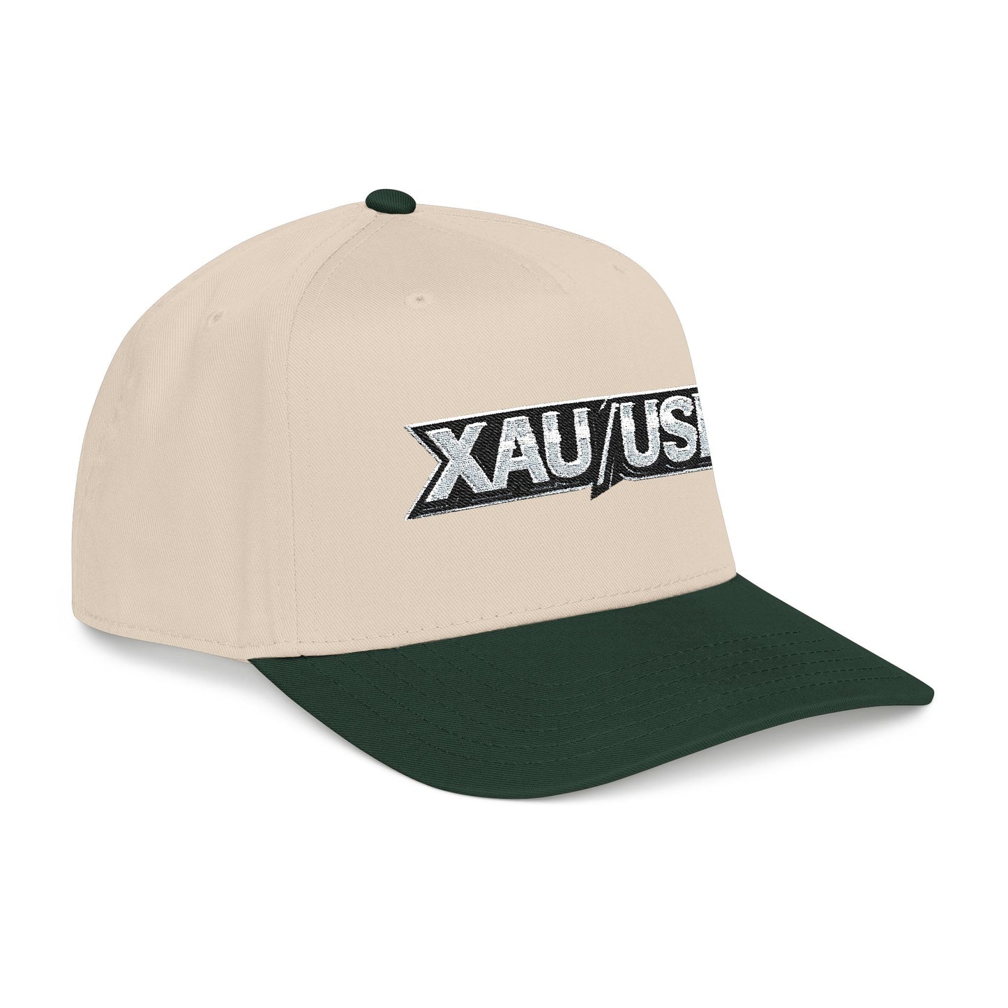 XAU/USD Embroidered Baseball Cap — Gold Trader Currency Logo Hat