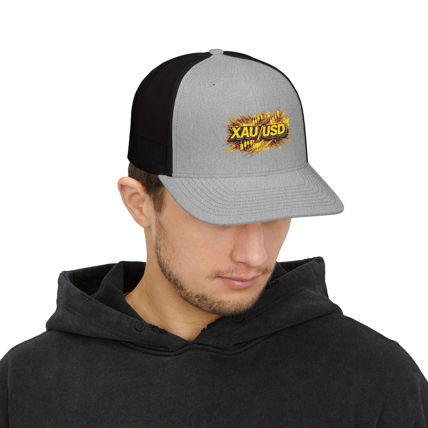 XAU/USD Gold Rush Snapback Trucker Cap (Embroidered)