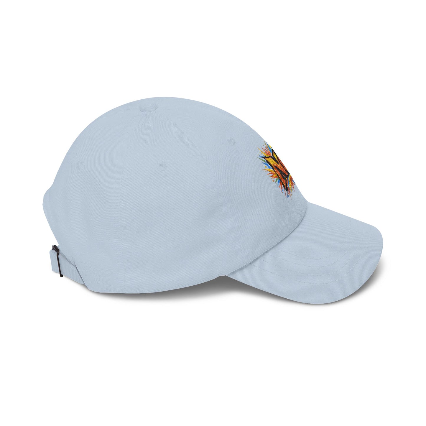 Dad Cap — Colorful 'NQ' Graffiti Embroidered Baseball Hat
