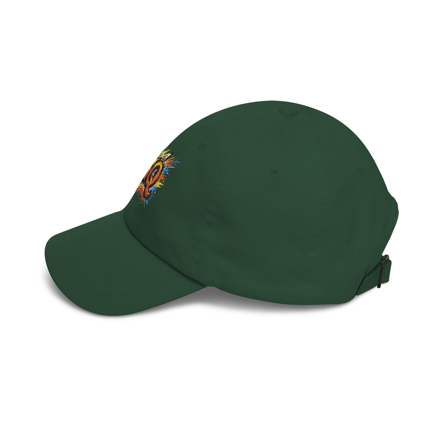 Dad Cap — Colorful 'NQ' Graffiti Embroidered Baseball Hat
