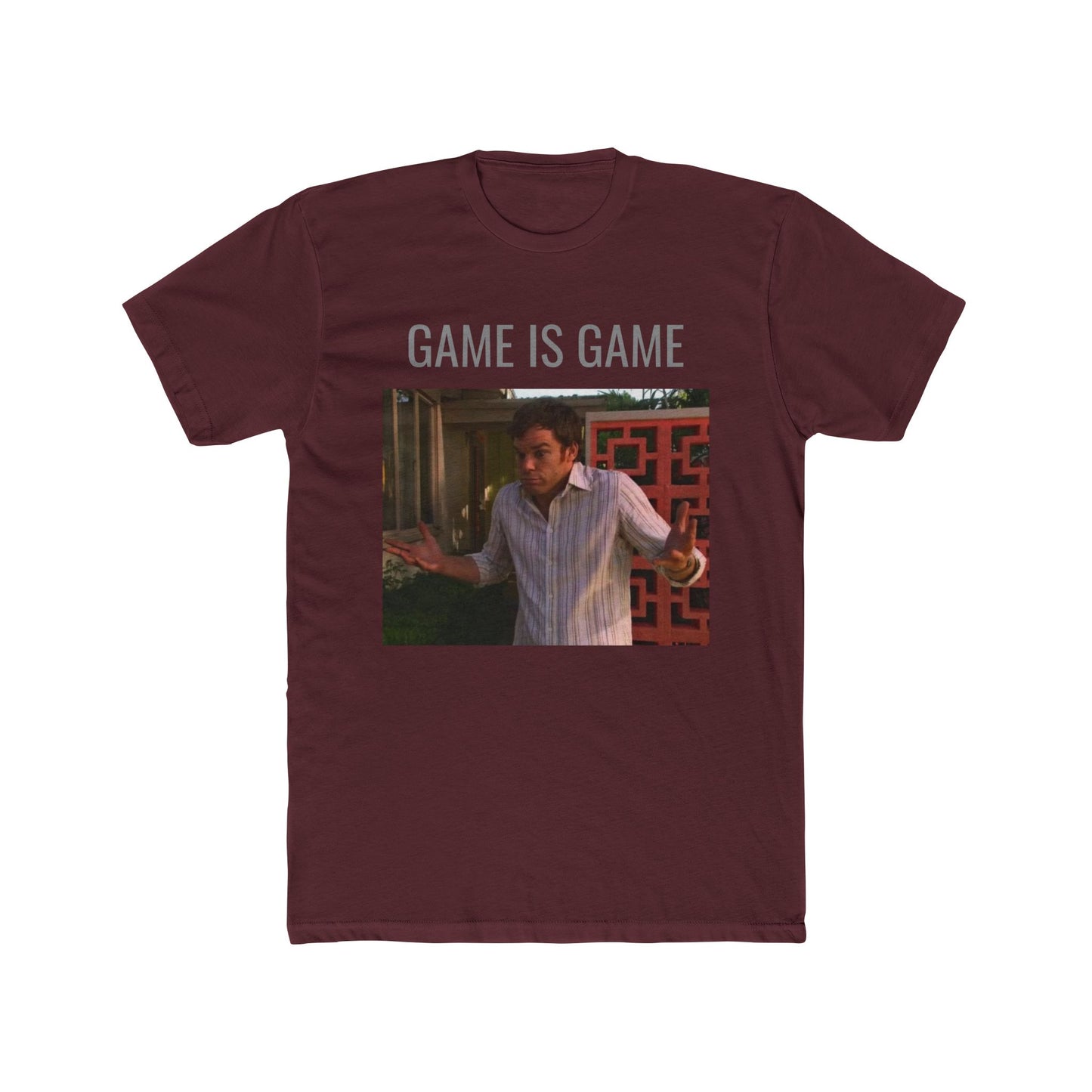 Game is Game Unisex Cotton Crew Tee, Fun Tee, Gift for Gamers, Casual Wear, Funny Tee, Game Night Outfit