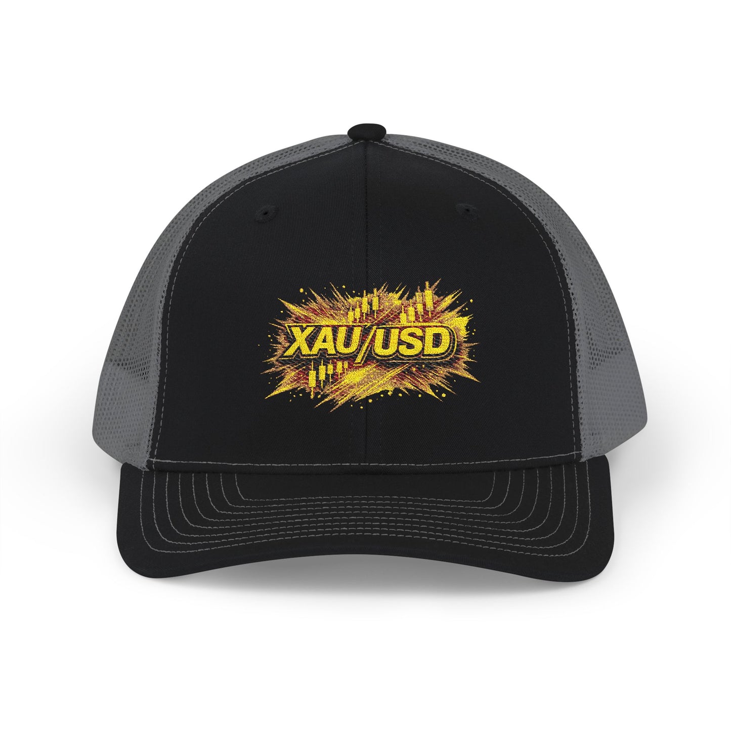 XAU/USD Gold Rush Snapback Trucker Cap (Embroidered)
