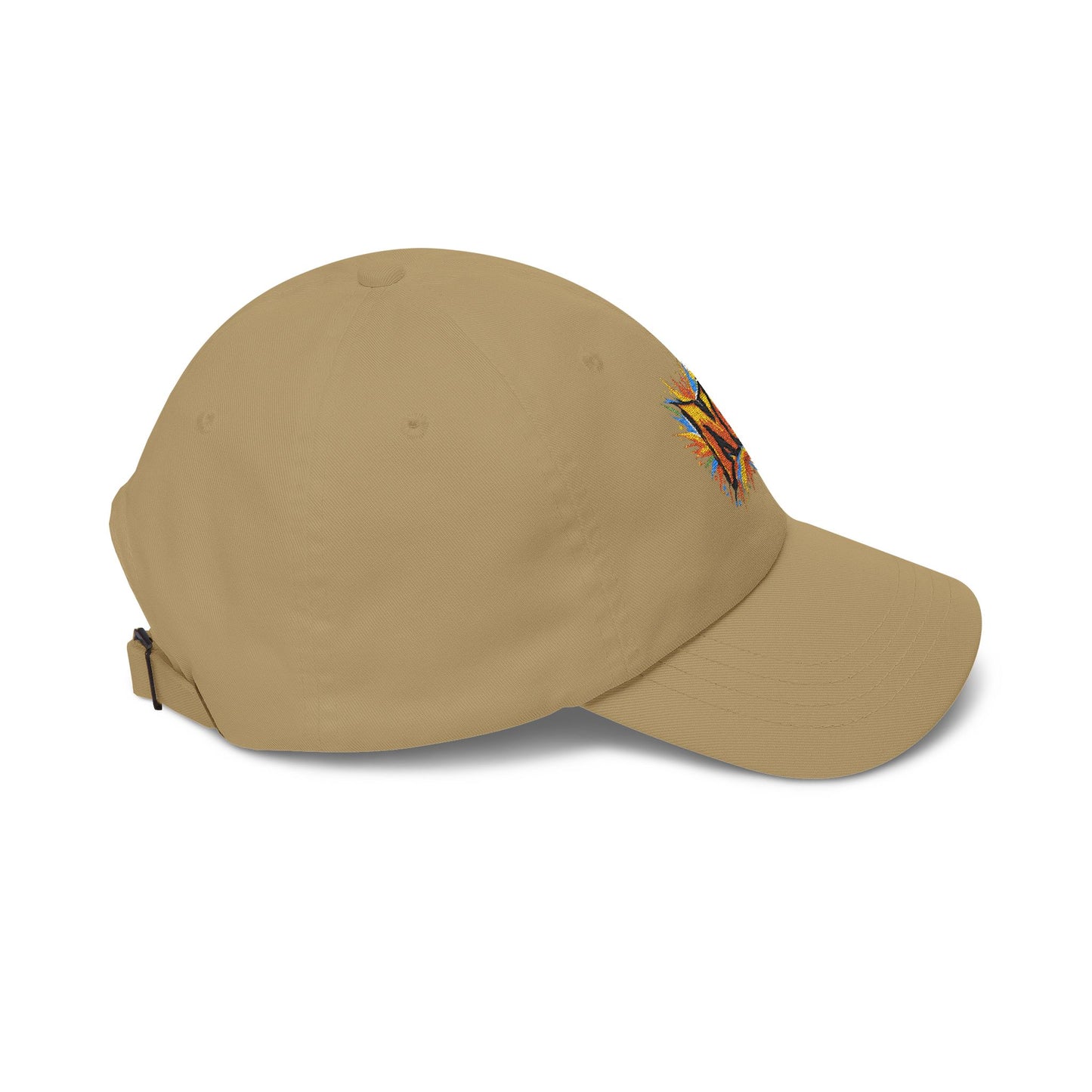 Dad Cap — Colorful 'NQ' Graffiti Embroidered Baseball Hat
