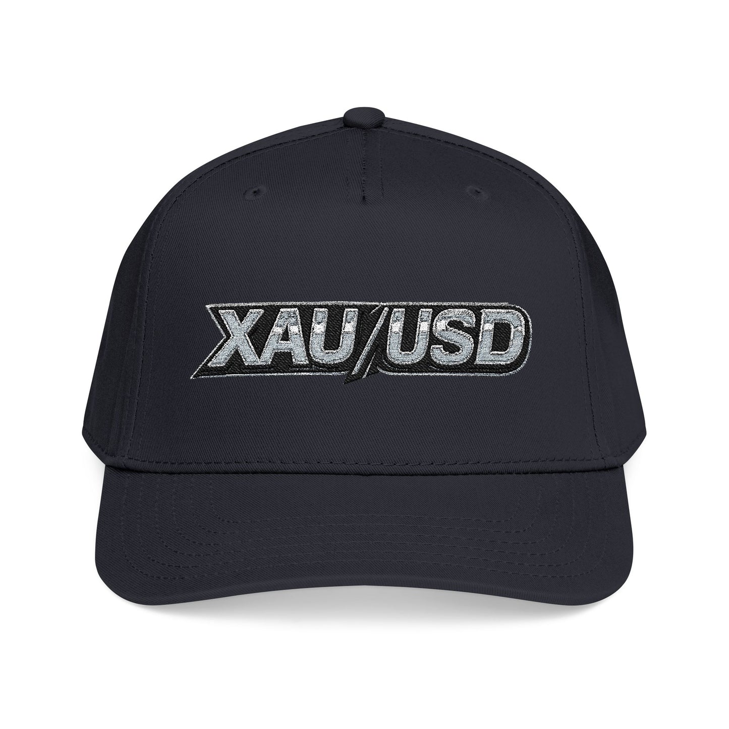 XAU/USD Embroidered Baseball Cap — Gold Trader Currency Logo Hat