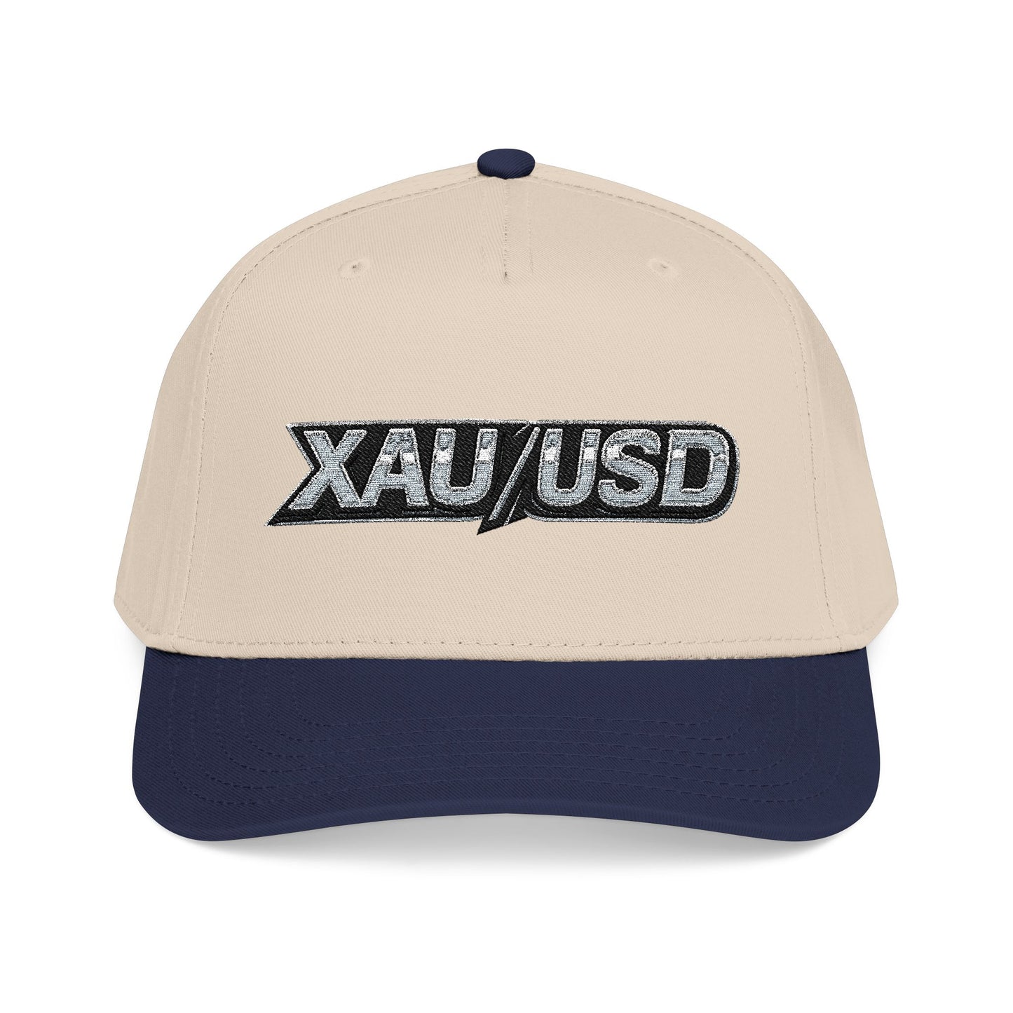 XAU/USD Embroidered Baseball Cap — Gold Trader Currency Logo Hat