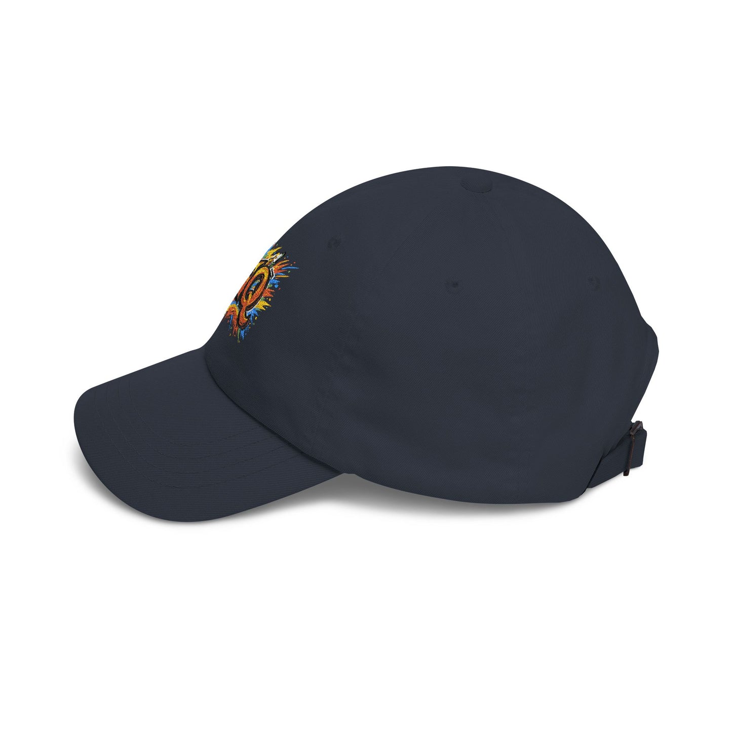 Dad Cap — Colorful 'NQ' Graffiti Embroidered Baseball Hat