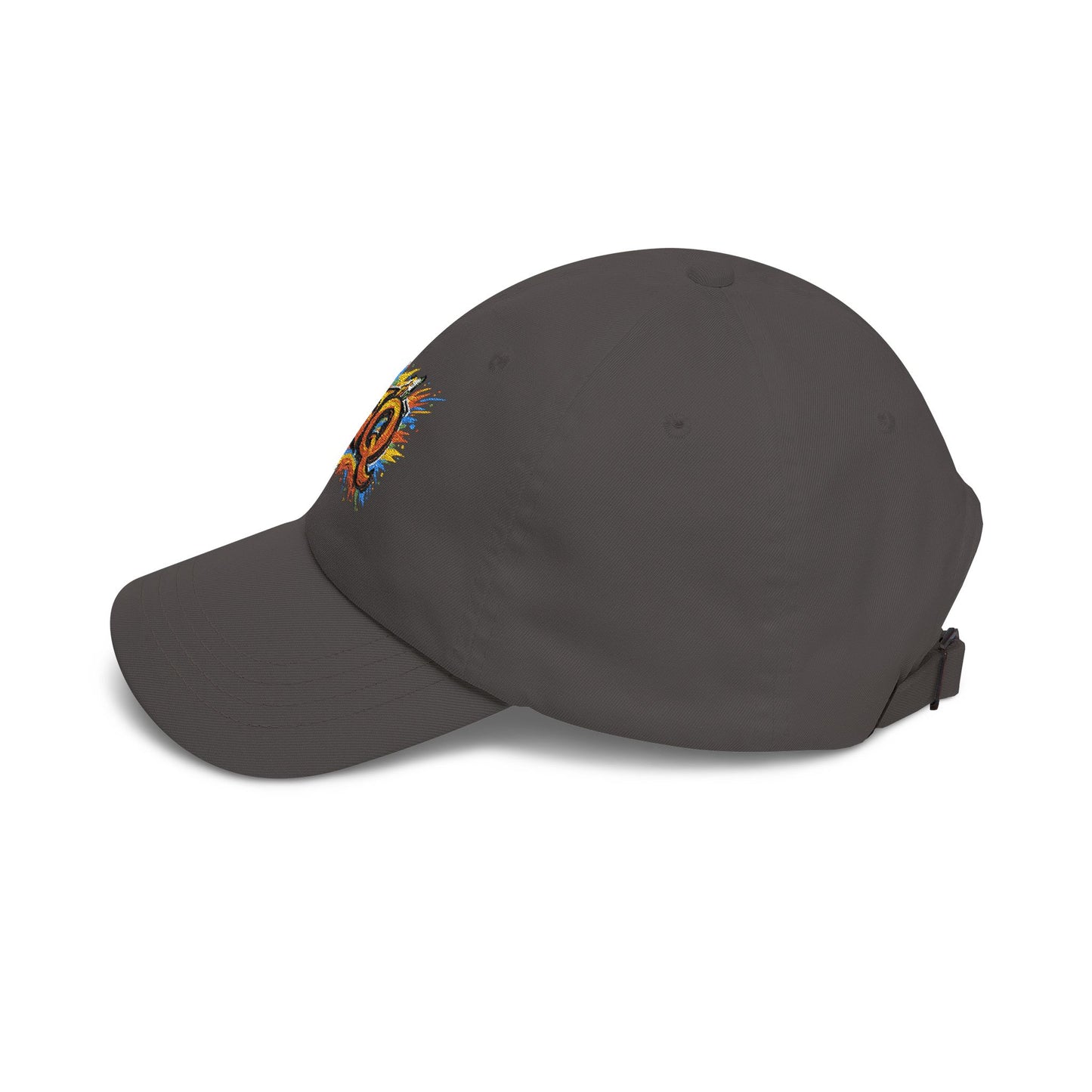 Dad Cap — Colorful 'NQ' Graffiti Embroidered Baseball Hat