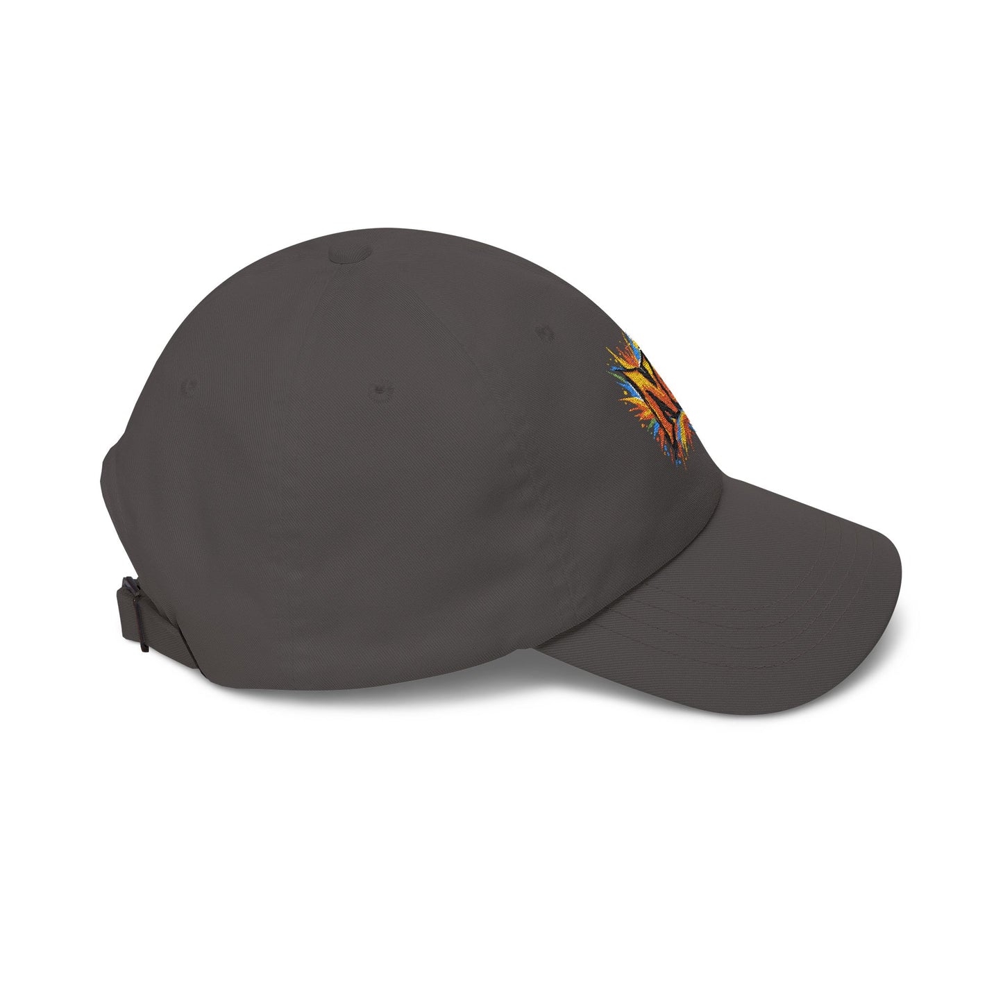 Dad Cap — Colorful 'NQ' Graffiti Embroidered Baseball Hat
