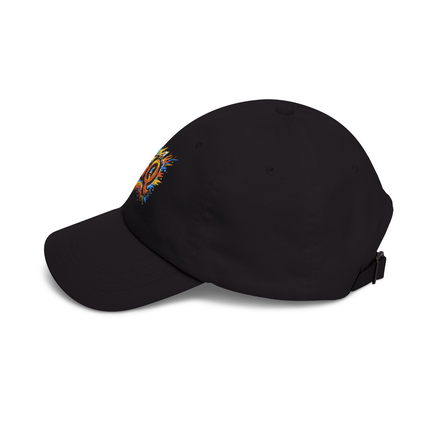 Dad Cap — Colorful 'NQ' Graffiti Embroidered Baseball Hat