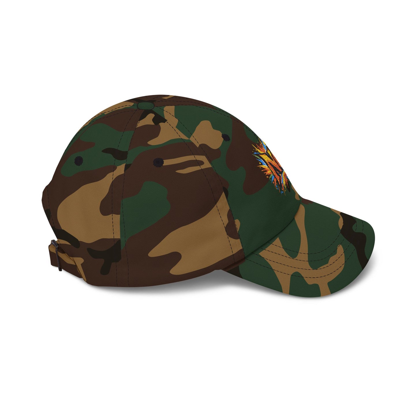 Dad Cap — Colorful 'NQ' Graffiti Embroidered Baseball Hat