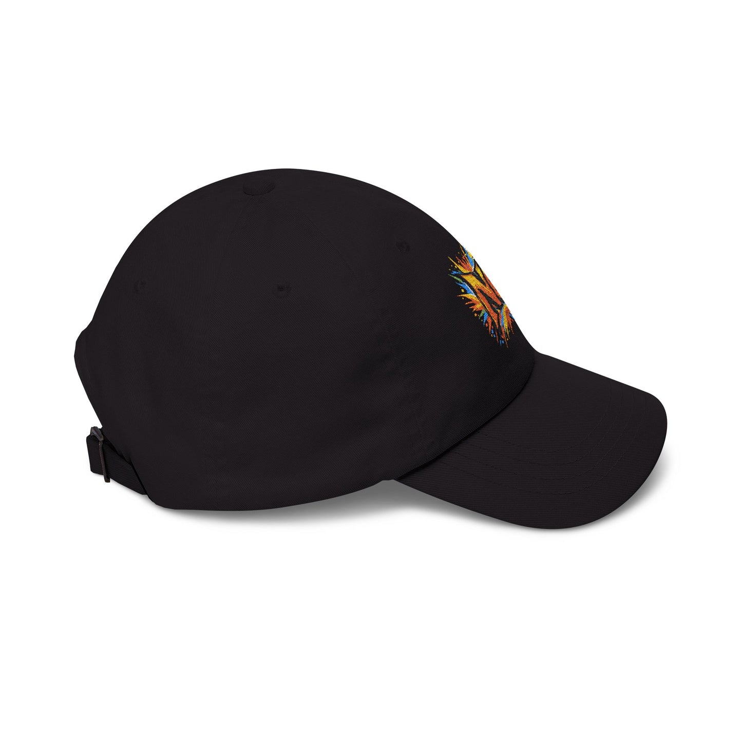 Dad Cap — Colorful 'NQ' Graffiti Embroidered Baseball Hat