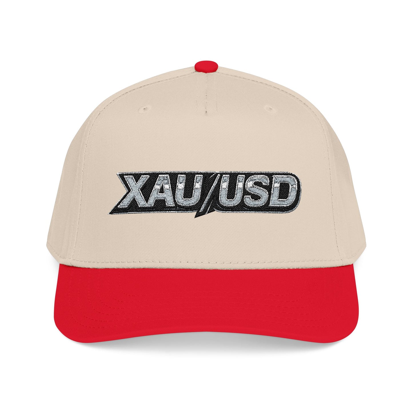XAU/USD Embroidered Baseball Cap — Gold Trader Currency Logo Hat