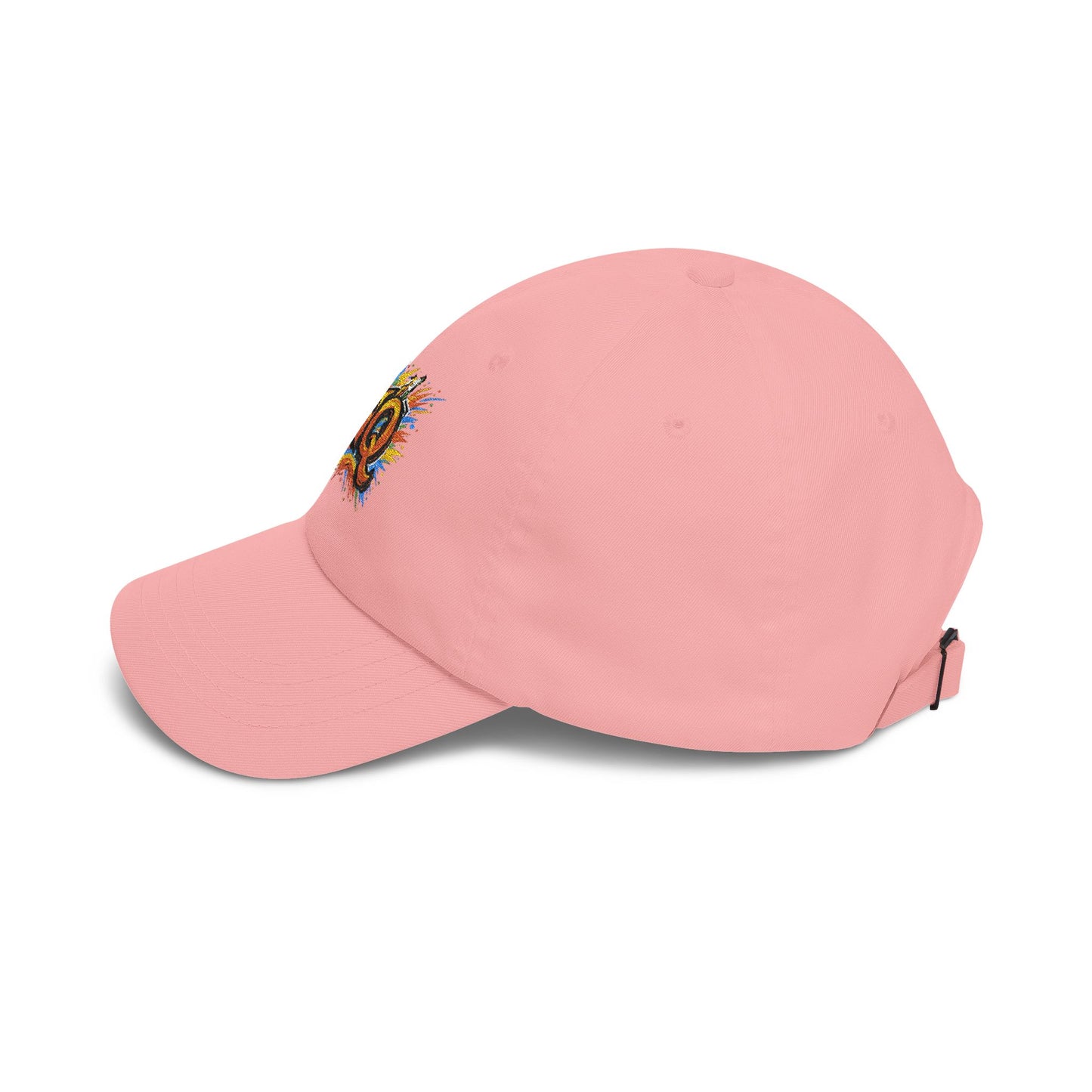 Dad Cap — Colorful 'NQ' Graffiti Embroidered Baseball Hat