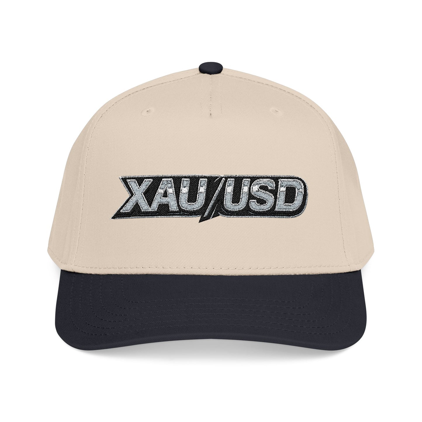 XAU/USD Embroidered Baseball Cap — Gold Trader Currency Logo Hat