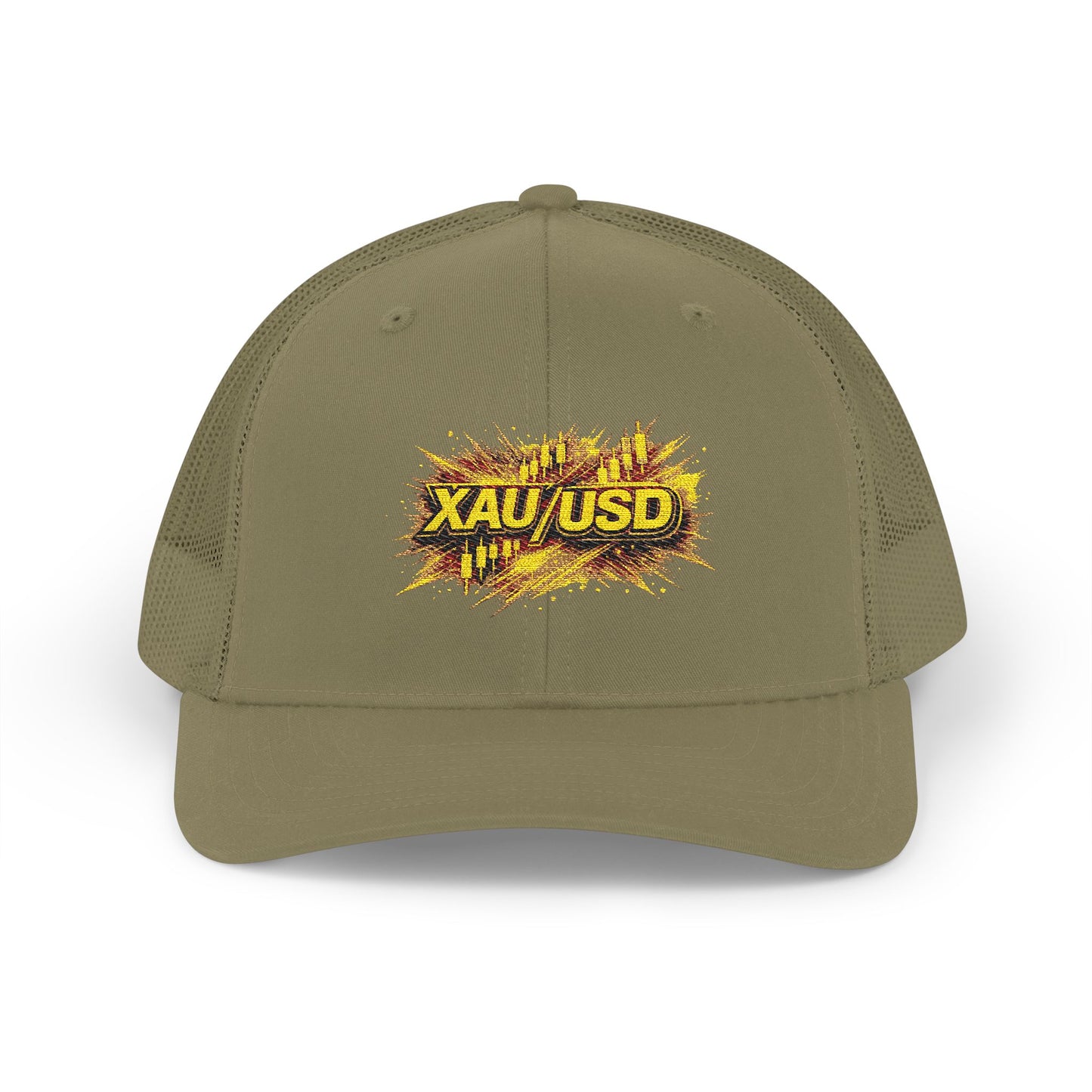 XAU/USD Gold Rush Snapback Trucker Cap (Embroidered)