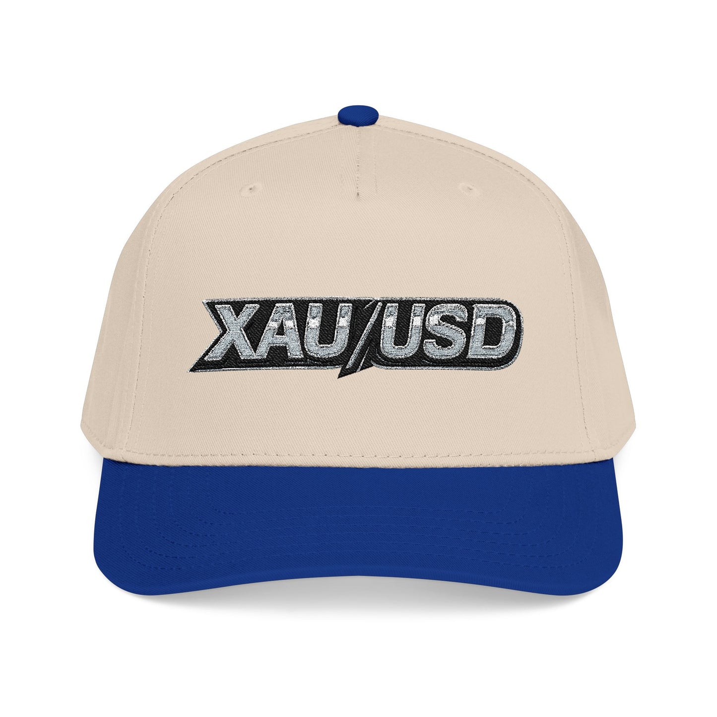 XAU/USD Embroidered Baseball Cap — Gold Trader Currency Logo Hat
