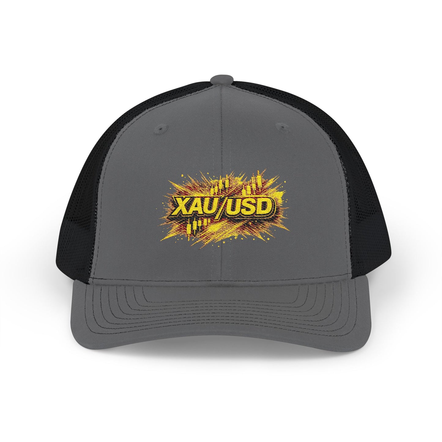 XAU/USD Gold Rush Snapback Trucker Cap (Embroidered)