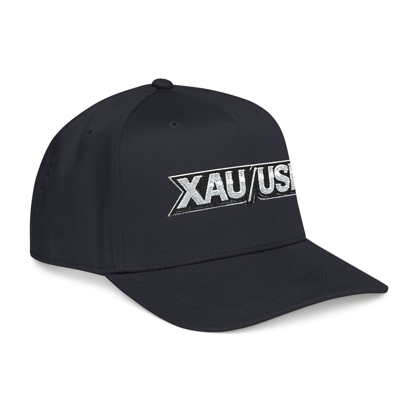 XAU/USD Embroidered Baseball Cap — Gold Trader Currency Logo Hat