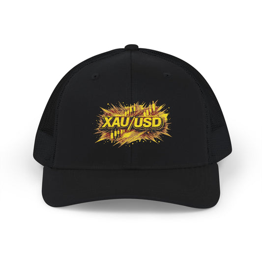 XAU/USD Gold Rush Snapback Trucker Cap (Embroidered)
