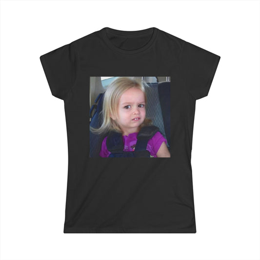 Funny Expression Women's Tee, Graphic Tee, Meme Shirt, Casual Wear, Gift for Friends, Humor Apparel