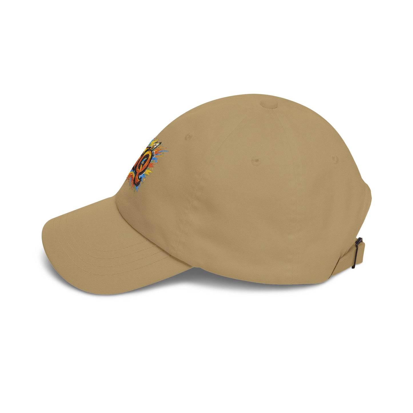 Dad Cap — Colorful 'NQ' Graffiti Embroidered Baseball Hat