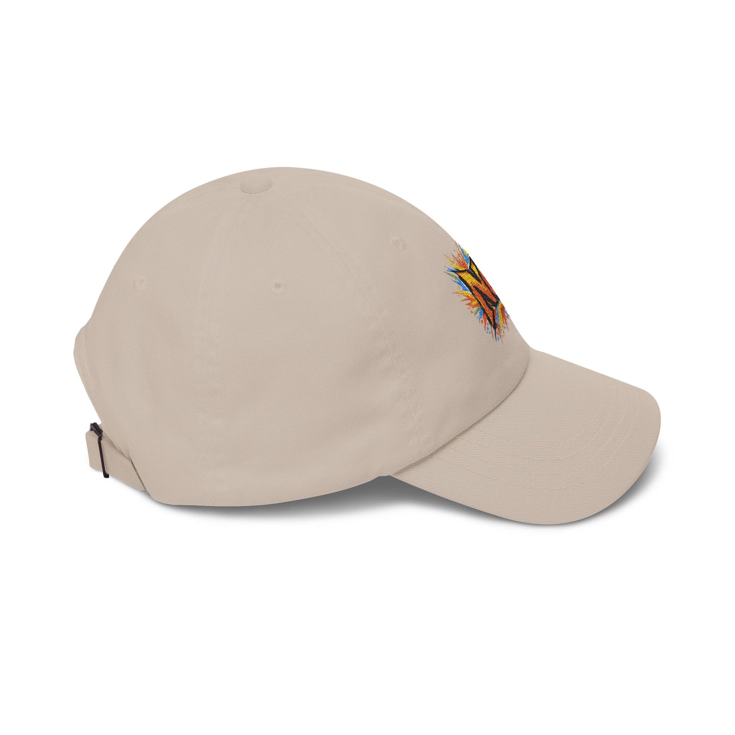 Dad Cap — Colorful 'NQ' Graffiti Embroidered Baseball Hat